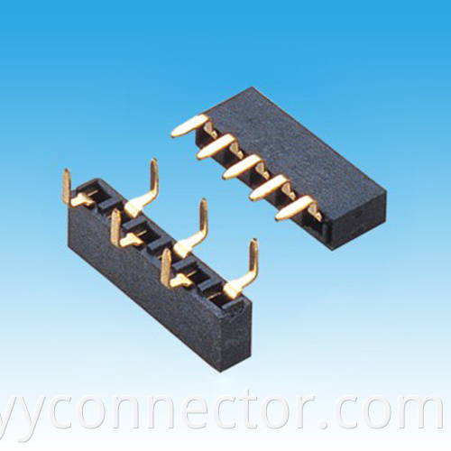 2.54mm H5.0mm Single Row U/A Female Header Connector